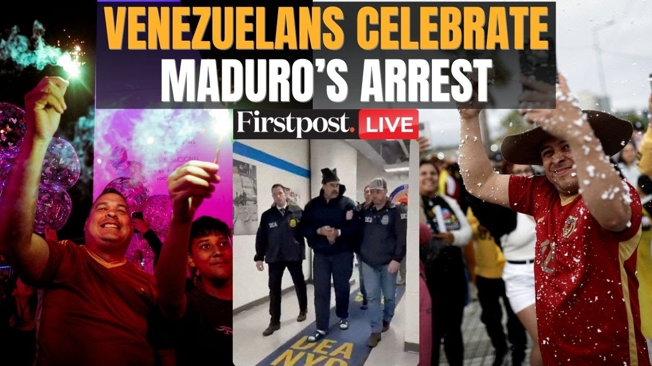 LIVE: Venezuelans Around the Globe Celebrate Maduro's Arrest | Trump Captures Maduro | Firstpost