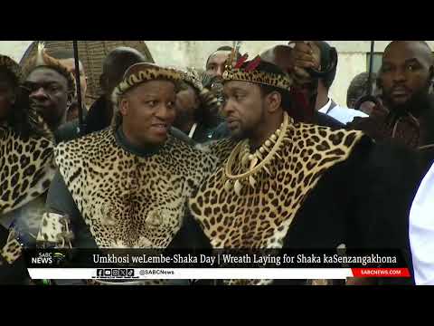 King Misuzulu leads wreath laying at Shaka's grave site