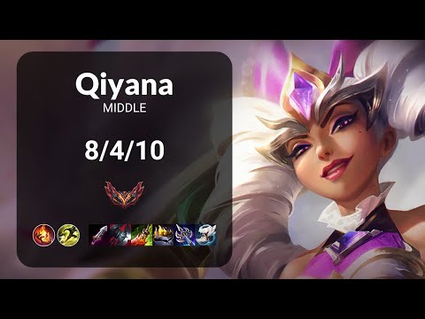 Qiyana vs T1 Faker Azir MIDDLE - KR  Patch 15.9