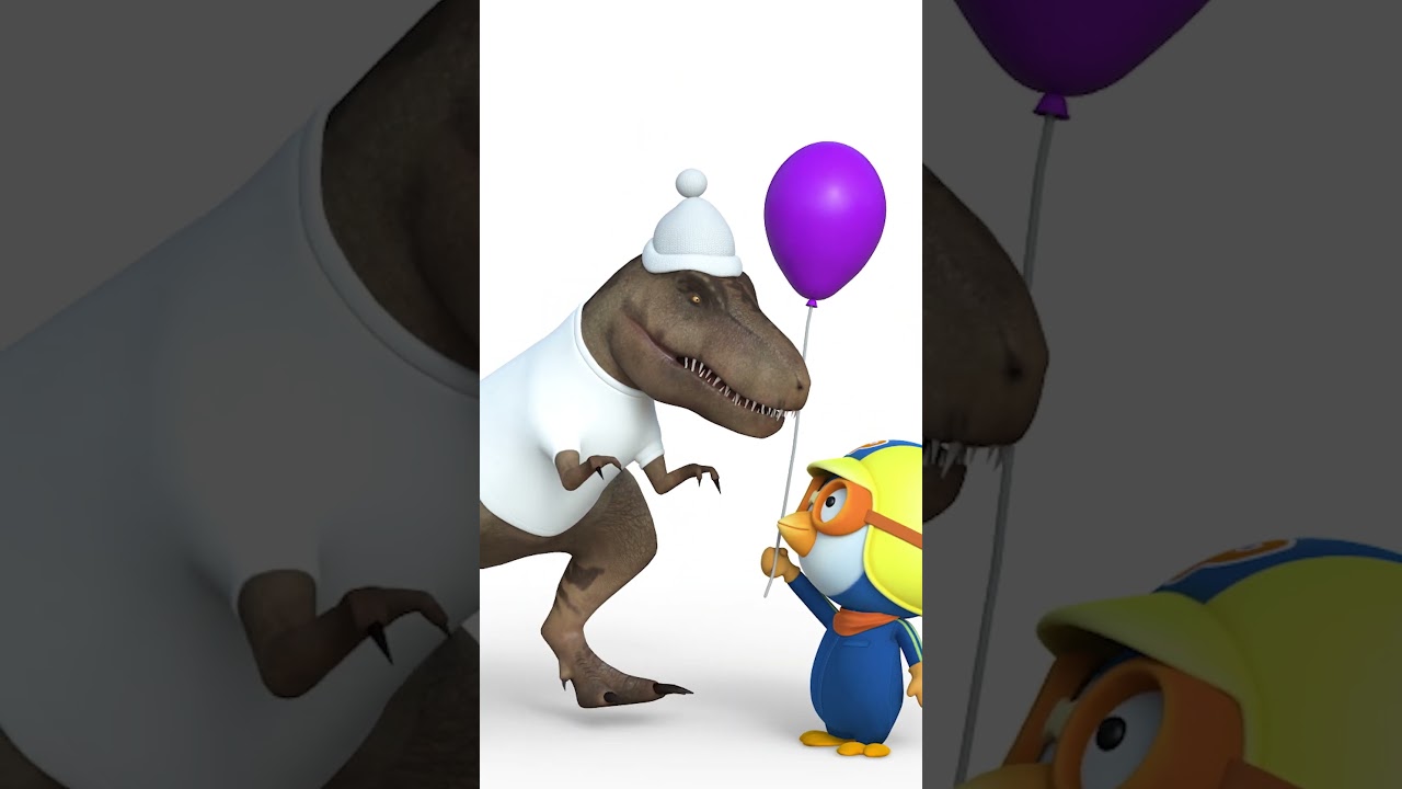 赤？青？むらさき？🌈ティラノをたすけよう！ #いろあそび #Shorts