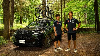 Honda Yuki Tsunoda and Nyck De Vries take the trails HR-V