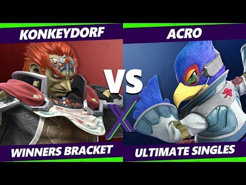 S@X 344 Winners Rd 2 - KonkeyDorf (Ganondorf) Vs. Acro (Falco) Smash Ultimate - SSBU