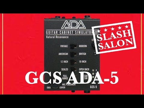A/DA GCS-5 Guitar Cabinet Simulator/DI 2010s - Black image 6