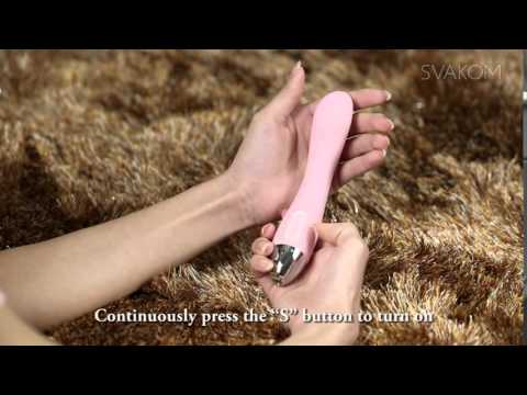 Видео Вибромассажер нежно-розовый для точки G Amy от Svakom