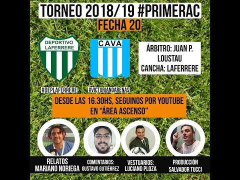 Área Ascenso e ISPeD Deportivo Transmisión Laferrere vs Victoriano Arenas.
