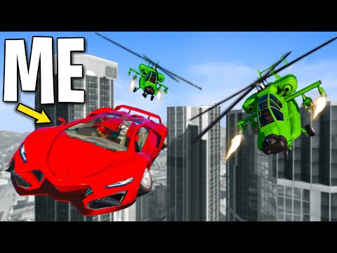 Trolling Cops with 1000HP Flying Car on GTA 5 RP