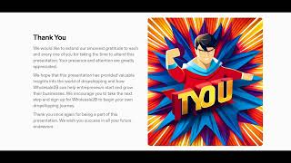 Thank You - Wholesale2B Dropshipping Course #23