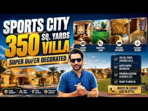 Bahria Sportscity 350 sq Yard Fully Furnished