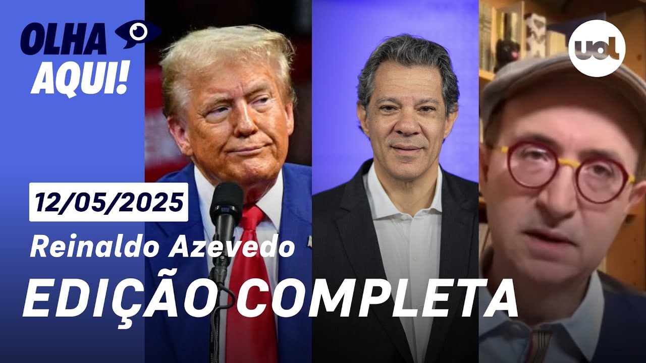 Reinaldo Azevedo analisa entrevista de Haddad no UOL, viagem de Lula e acordo entre China e EUA