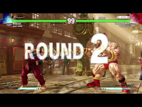 SFV MP Warmup Session April 18, 2016 pt30 - Shoto Hell Begins! vs. Ryu