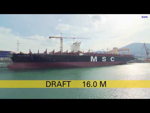 MSC Oscar   Largest container ship in the world