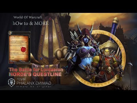The Battle for Lordaeron Horde's Questline