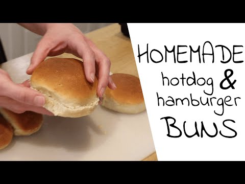 Homemade hamburger & hotdog buns | Easy and Delicious!