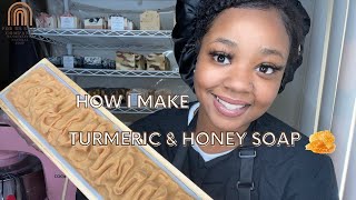 How I Make Turmeric and Honey Soap | For Us Soap Company