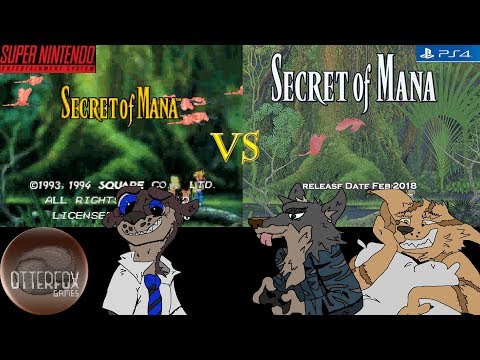 Secret of Mana HD Remaster 2018 Review and Compare