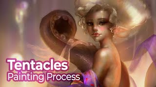 【Speed painting】 Tentacles| Chryssv Streams