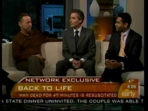 Dr. Rahul Sharma and Dr. Flavio Gaudio live on national CBS Early Show