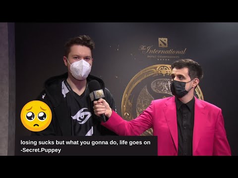 "Thanks For Supporting Us" - Puppey Interview After Team Secret Eliminated From TI10 -