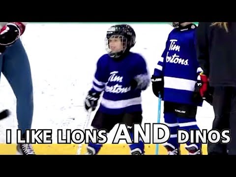 5-Year-Old Mic'd Up at Hockey Practice