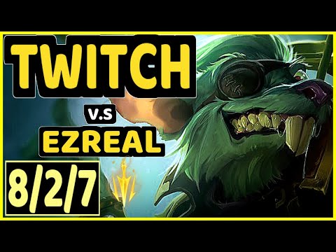 ACHUU (TWITCH) vs EZREAL - 8/2/7 KDA BOTTOM ADC GAMEPLAY - EUW Ranked MASTER