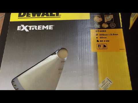 Диск пильный 305x30 мм для дерева и алюминия, 80 зубьев, DeWALT DT4283 Диск пильный 305x30 мм для дерева и алюминия, 80 зубьев, DeWALT DT4283