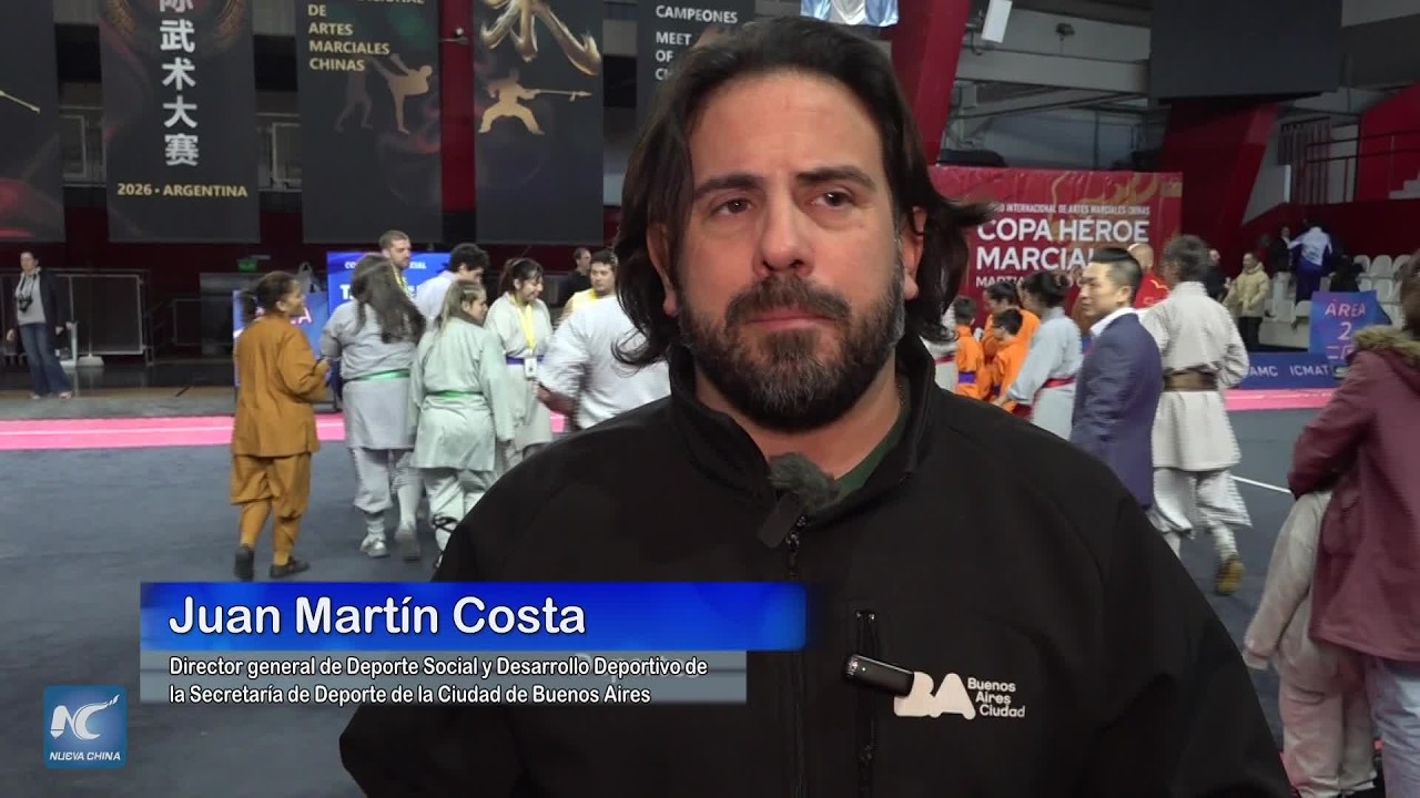Más de 500 participantes de 11 países compiten en torneo de Wushu en Buenos Aires