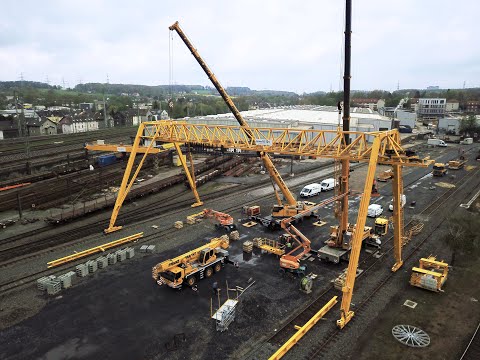 Neuer Portalkran und neuer Laufkran für DB Netz AG - TEICHMANN KRANE