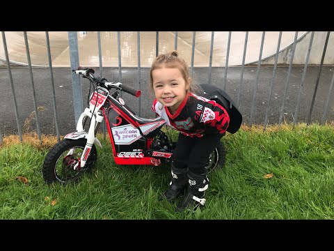 OSET bikes 12.5R, my little girls first ride on her 3rd birthday, balance bike trained