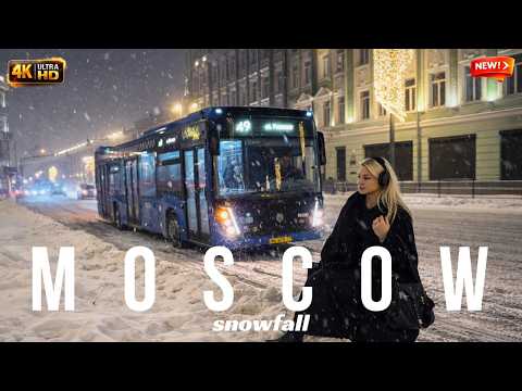 📍❄️ INSIDE MOSCOW’S MASSIVE SNOWSTORM (POV)
