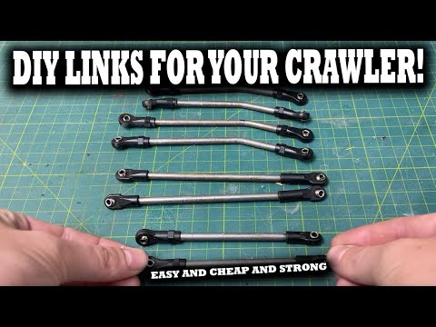 How to make DIY suspension LINKS - EASY and CHEAP and STRONG!