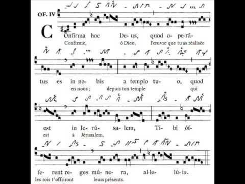 Offertorium Confirma hoc, Dominica Pentecostes (Dimanche de Pentecôte)