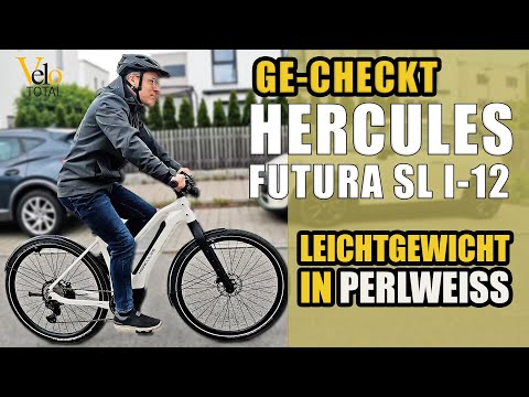 GE-CHECKT: Hercules Futura SL I-12 E - Ein Leichtgewicht in Perlweiß