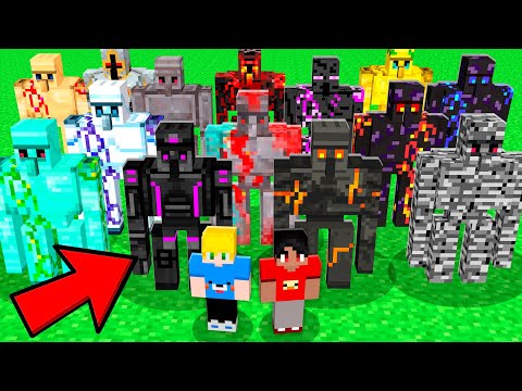 NOVOS GOLENS para PROTEGER minha CASA no minecraft