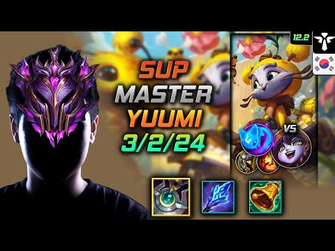 Master Yuumi Support vs Lulu - 천상계 서폿 유미 월석 콩콩이 - LOL KR 12.2