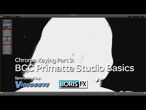 Let's Edit with Media Composer - Chroma Keying Part 3 - Primatte Studio Basics