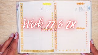 Week 27 & 28 | Plan With Me