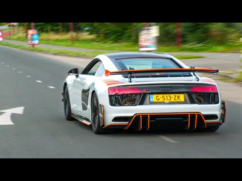 Audi R8 V10 Performance with Capristo Exhaust - LOUD Revs and Accelerations!