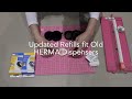 Herma Aukštos rankenos etiketės A4, 25,4 x 16,9 mm, iš popieriaus - 10916