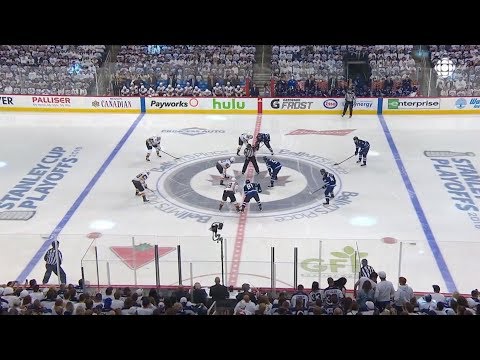 2018 Stanley Cup. WCF, Game 1. Golden Knights vs Jets. May 12, 2018