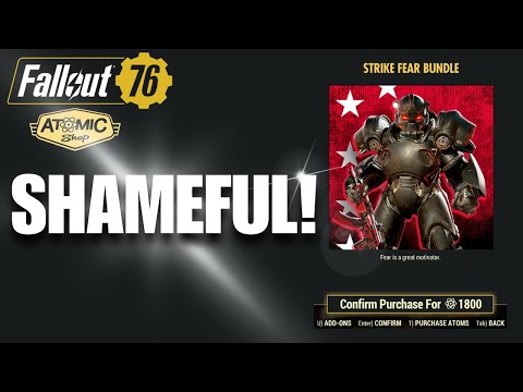these atom shop mistakes are UNACCEPTABLE | HONEST review of Prospectors Saloon Bundle | Fallout 76