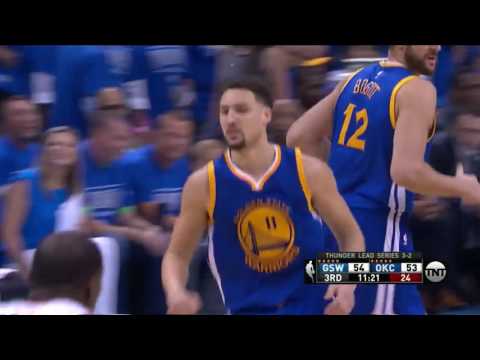 NBA Playoffs: Klay Thompson vs Oklahoma City Thunder 28.05.2016 41Pts (WCF - Game 6)