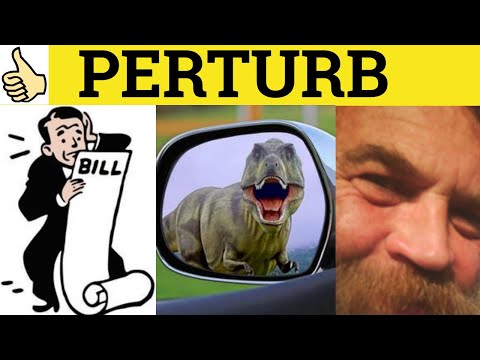 🔵 Perturb Perturbation - Perturb Meaning - Perturbation Examples =- Perturb Definition