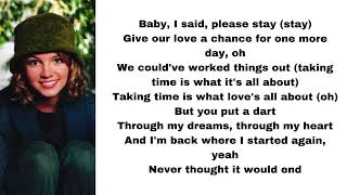Britney Spears - From the bottom of my broken heart (lyrics)