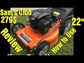 22” Yard Force 3N1 Mower Review and How to Use Sam's Club YF22 3N1SP SC Briggs and Stratton 675 Exi