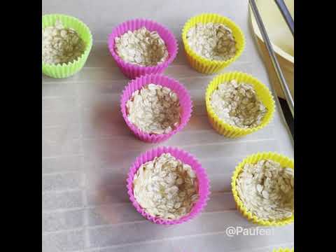 CANASTILLAS DE AVENA Y CHOCOLATE SIN AZÚCAR Y SIN GLUTEN