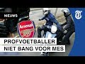 Nieuwe beelden mes-aanval op profvoetballers