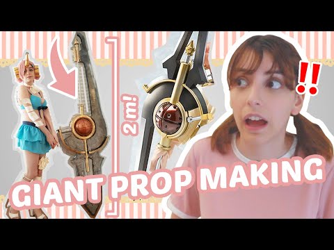 Come Ho Costruito UNA SPADA GIGANTE (alta 2 metri!) ☆ Esther Lipofago