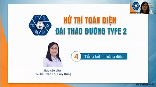 Điều trị đái tháo đường típ 2 ở người cao tuổi | BS. CKII Trần Thị Thuỳ Dung