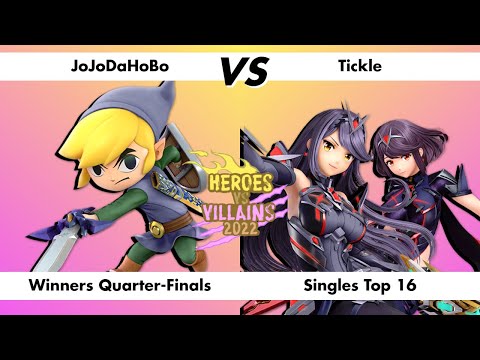JoJoDaHoBo VS Tickle, Winners Quarter-Finals, Singles Top 16, Heroes VS Villains 2022