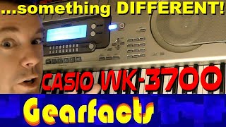 Video thumbnail for This is great! Casio WK-3700 synth keyboard with DSP and ZPI processor by Gearfacts